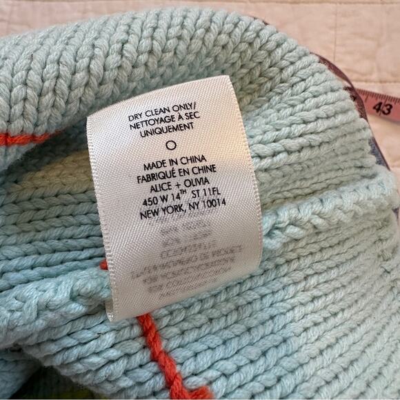 Alice + Olivia Rosalina Grid Shell Sweater Vest Plaid Large - Picture 7 of 10